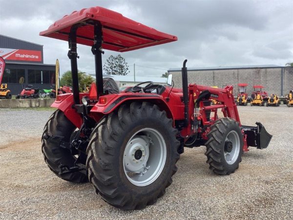 Mahindra 6075 4WD with Front Loader Attachment and Bucket - Image 5