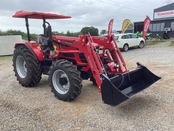 Mahindra 6075 4WD with Front Loader Attachment and Bucket - Image 7