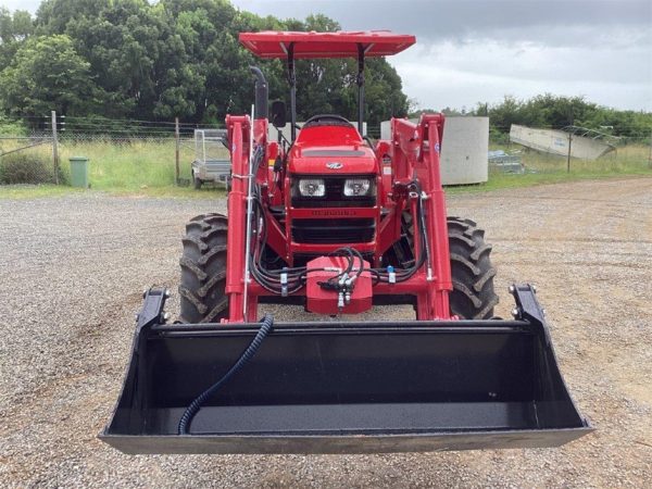 Mahindra 6075 4WD with Front Loader Attachment and Bucket - Image 8